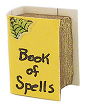 Dollhouse Miniature Book Of Spells